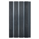 TOP LINE WALL PANEL BLACK 164x16x2700MM