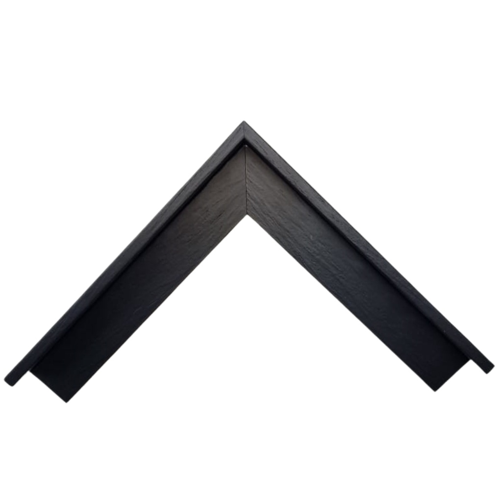 BROWN CANVAS WOOD MOULDING 37X63MM - 7MM FACE