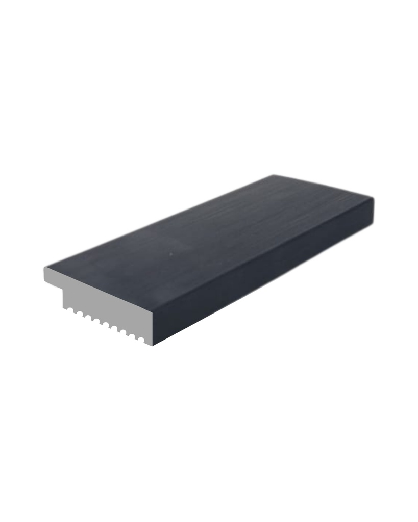 WALL PANEL END 40X10X2700MM BLACK (163MM)