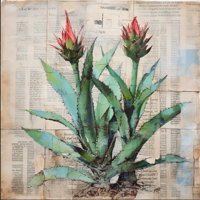Prints on Canvas - Aloe Flowers (800x800)