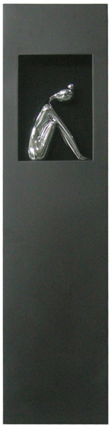 Original Art Boxed Metal Statue  200X800mm