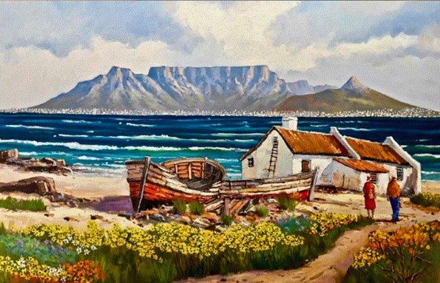 PRINT FISHERMANS DREAM 1200X800MM