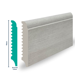 [3019ZQ] HDPS Skirting H 90 X W 13 X L 2700mm Lilium