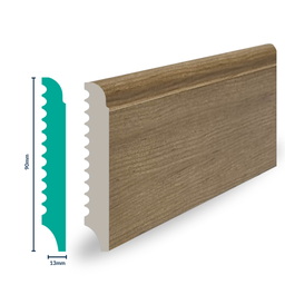 [3019AA-S] HDPS Skirting H 90 X W 13 X L 2700mm Umgeni