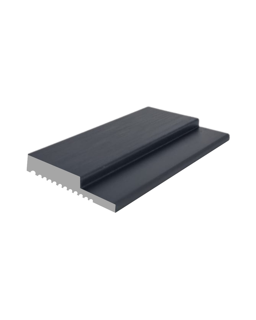 [5025B.27] WALL PANEL STARTER 60X10X2700MM BLACK (163MM)