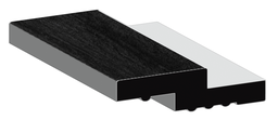 [5023B.27] Wall Panel Extender 60X10X2700mm Black (163mm)