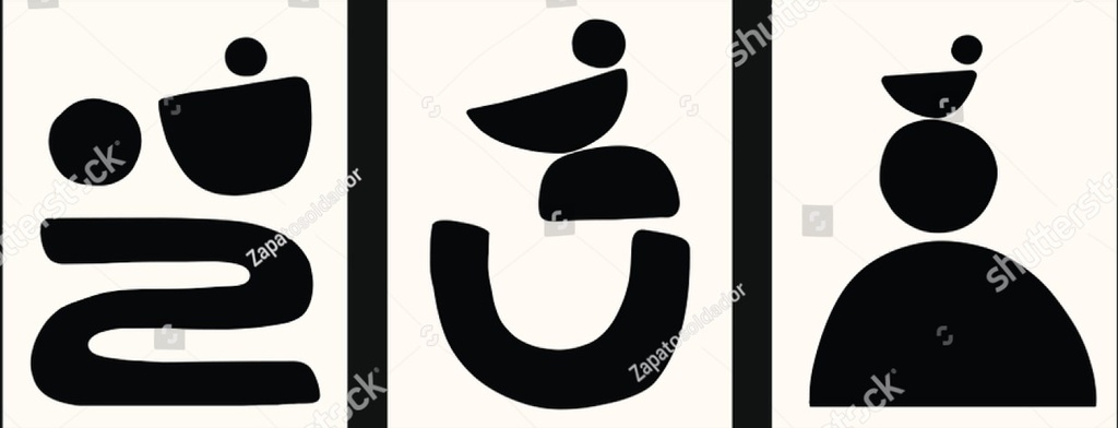 [PXM128] PRINT ON CANVAS ABSTRACT BLACK 600X900MM