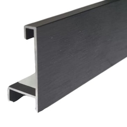 [126B] Aluminium Moulding W 16 X H 32 X L 2900mm Black