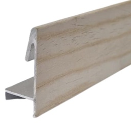[127NW] Aluminium Moulding W 16 X H 32 X L 2900mm Natural Wood
