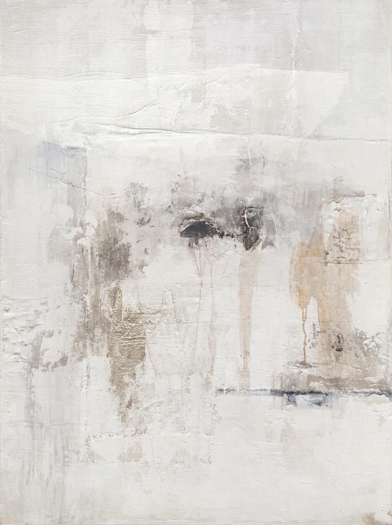 [PXYW756] Oil On Canvas Neutral Abstract 900X1200mm