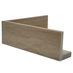 [7011N] Wood Moulding W 37 X H 54 X L 2900mm Natural (Canvas Floater 43mm) 7mm Face
