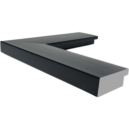 [1040F] PS Moulding W 54 X H 19 X L 2900mm Black