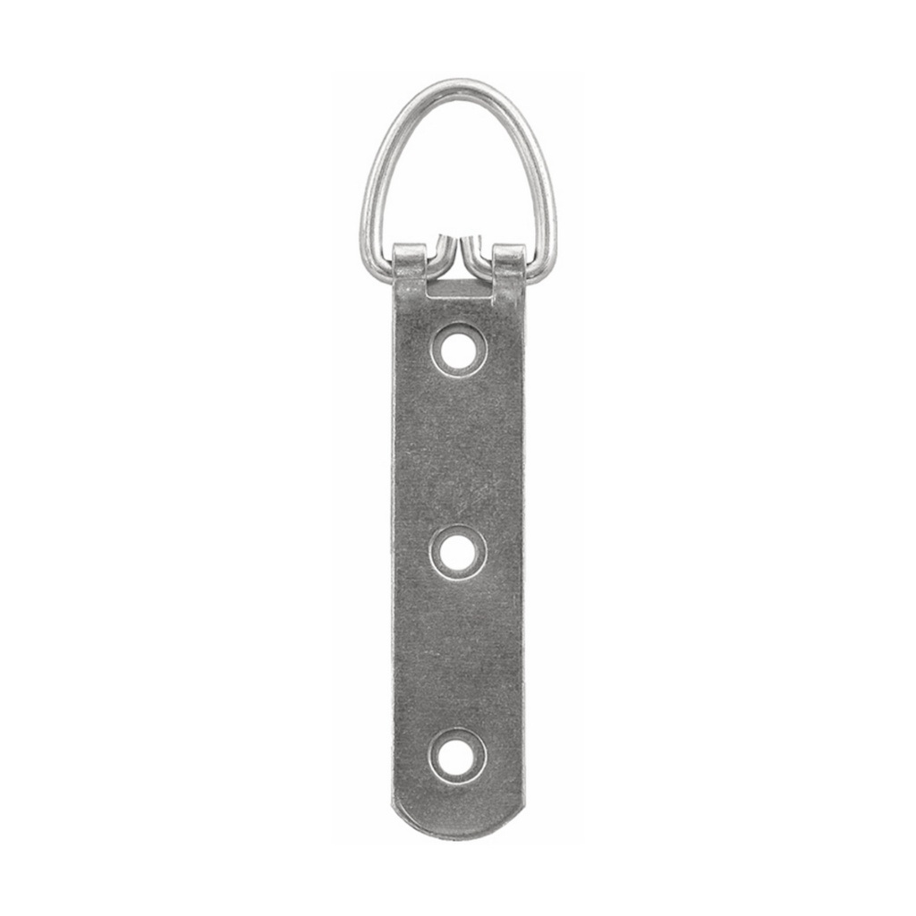 [AC403443] Hanger 3 Hole Strap 22X82mm Pack Silver
