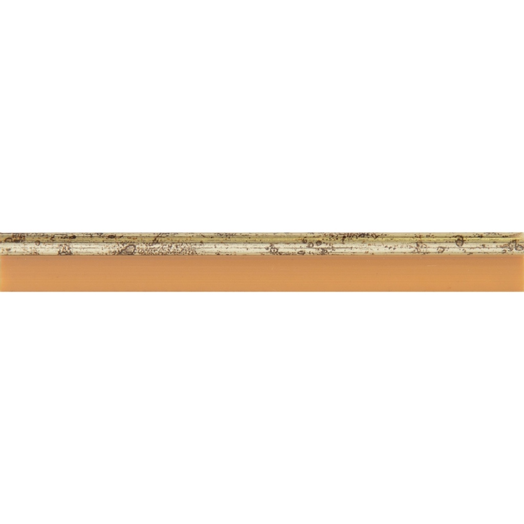 [709E] PS Moulding Slip W 12 X H 6 X L 2900mm Flex German Silver