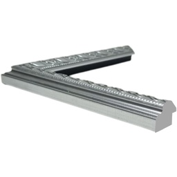 [1166-1B] PS Moulding W 28 X H 22 X L 2900mm Silver